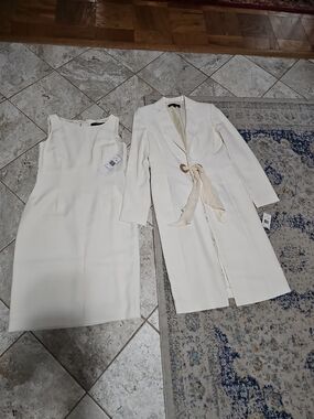 Nwt Anne Klein Longline Coat Dress Suits Size 6